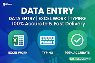 do data entry,excel work and telugu to english typing