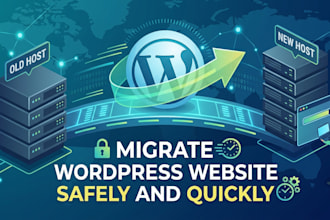 migrate wordpress website to new hosting or domain