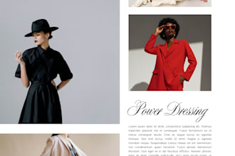 design a modern and professional minimalist logo and website