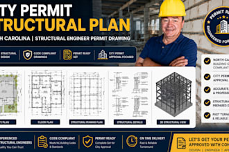 city permit structural plan north carolina structural engineer permit drawing
