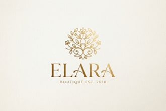 design an elegant and stylish boutique logo
