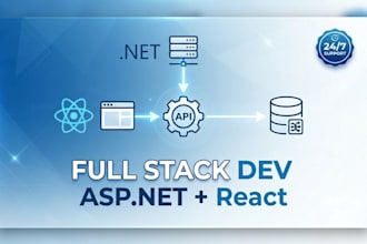 build a fullstack web app with asp net core and react