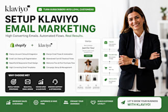 setup klaviyo email marketing klaviyo email design shopify klaviyo email flows