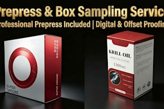 create dielines, prepress files, and supply box samples