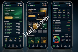 design a modern banking mobile app UI UX in figma