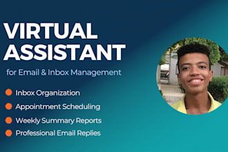 manage your email inbox and respond to client emails professionally