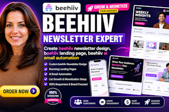 create beehiiv newsletter design beehive landing page beehiv ai email automation