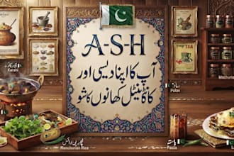 write custom pakistani recipes