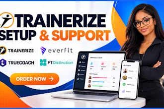 set up trainerize and upload workout programs in trainerize for fitness coaches