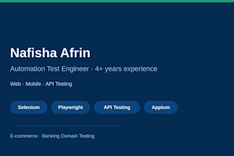 do manual and automated QA testing