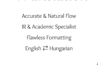 write research and analysis