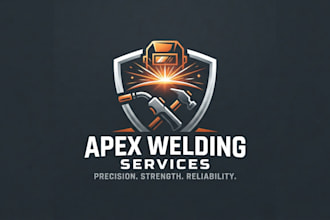 design a powerful and professional welding logo