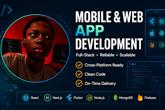 develop a custom web app, dashboard, or mobile application