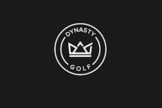 design modern golf company logo
