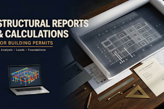 prepare structural reports and calculations for building permits