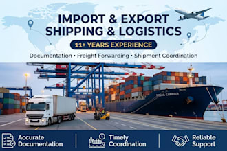prepare and review import export shipping documents