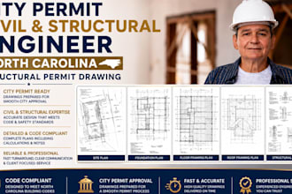 city permit civil structural engineer north carolina structural permit drawing