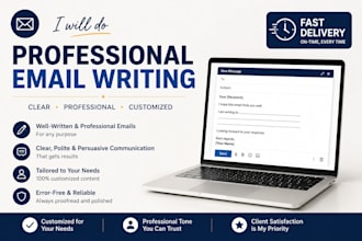 write professional emails for your business