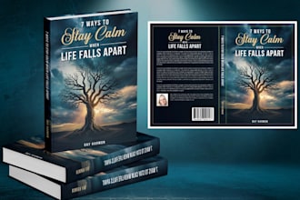 design modern book cover with full branding kit