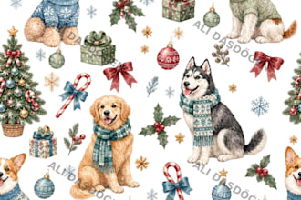 create seamless patterns for textile and surface design