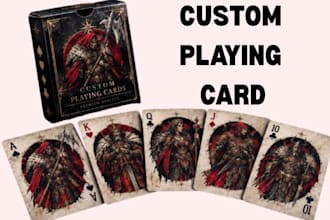 design custom playing cards poker cards card decks game cards card illustration
