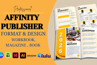 affinity publisher ms word document book formatting workbook journal design
