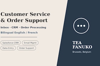 manage your customer service and order support tasks