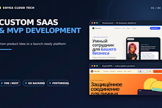 develop your custom saas mvp with vue and go