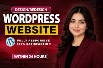 build design wordpress website development,  business website, dating website