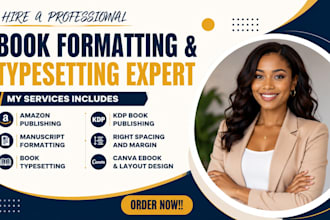 kdp book formatting, paperback formatting, typesetting and publishing