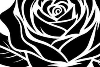 create beautiful linework tattoo design
