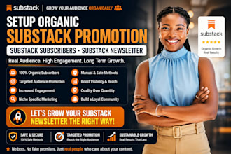 setup organic substack promotion substack subscribers substack newsletter