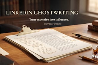 ghostwrite linkedin posts and thought leadership content
