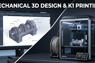 do mechanical design and printing