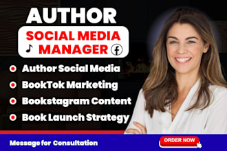 manage your author social media, booktok marketing, book promotion amazon kdp