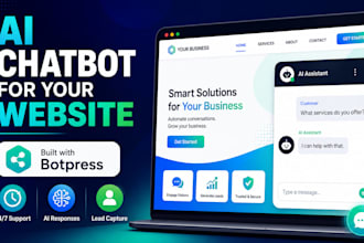 build an ai chatbot for your website using botpress