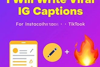 design canva posts and write viral social captions