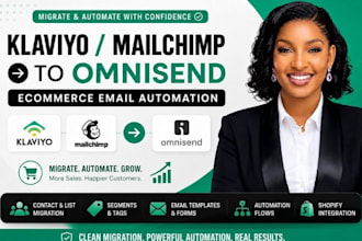migrate klaviyo mailchimp to omnisend ecommerce email automation