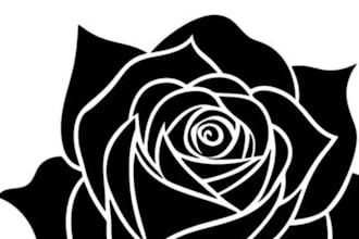 do unique abstract graphic fine line tattoo design