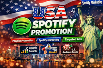 do USA spotify music promotion playlist promotion and spotify ads