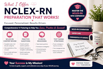 tutor you for nclex rn exam preparation