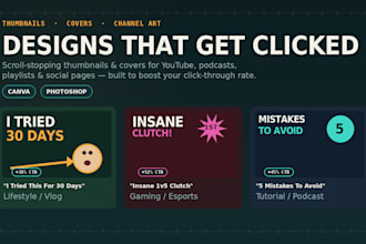 thumbnail designing for videos