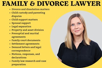 be your family, divorce and help you get justice in USA,uae,UK