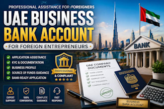 open a uae business bank account for their company