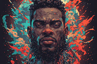 design album cover and mixtape music cover art