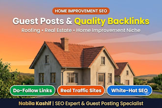 create home improvement niche guest posts and backlinks