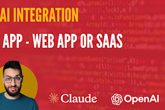 integrate ai in you website, app or saas