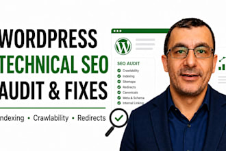 audit and fix wordpress technical SEO issues