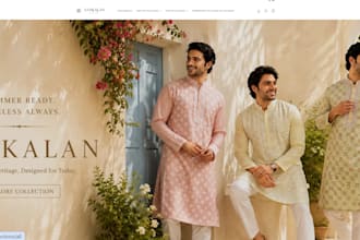 developed fashion ecommerce website