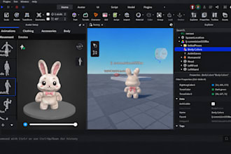 create a 3d roblox ugc bundle, roblox avatar and dynamic head